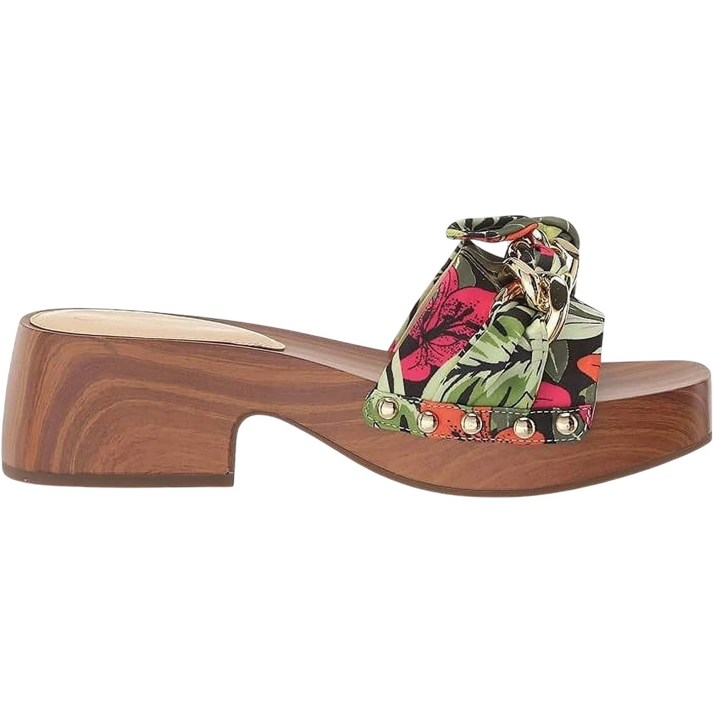 Jessica Simpson Tropical Lily Jungle Matte Resima Platform Sandal Heeled 7‎ NWT